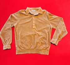 Authentic Original Levis Large Vtg Velour Pullover Shirt Disco Retro Hippy Mod