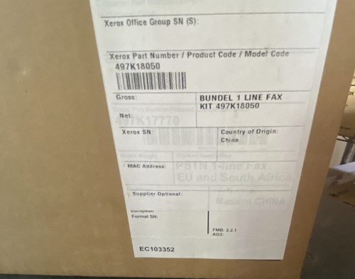 Xerox 497k18050 module - fax, 1