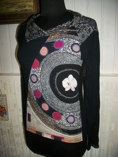 Shirt noir imprimé - noir,
