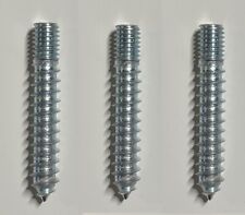 3x IKEA Hanger Bolt Metric Wood Thread Steel 50mm Lack Coffee Table Part# 105356