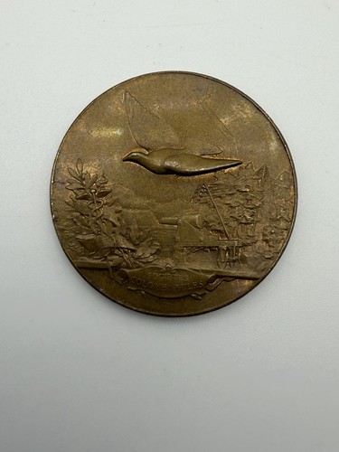 Medaille table bronze - de, en