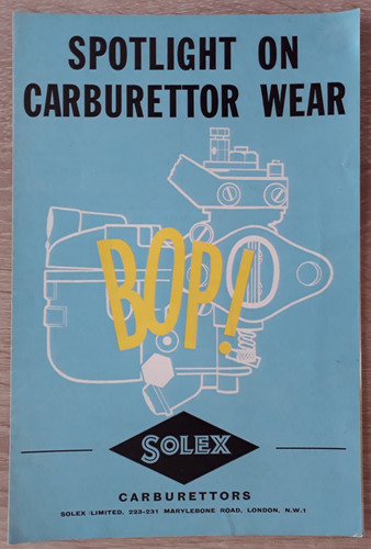 Solex carburettor wear - carburettor,