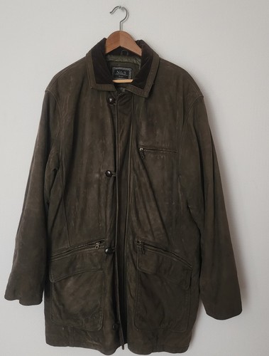 Veste manteau b en - manteau, cuir