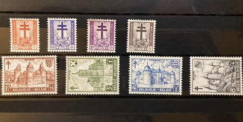Lot timbres belges - belges, neufs