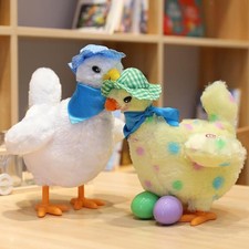 Mignon Nouveauté Poule Pondeuse Oeufs En Peluche En Peluche Musique Danse