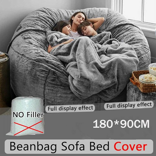Microsuede 7ft foam giant - microsuede, bean
