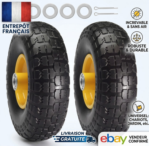 Lot roues increvables - de, 2