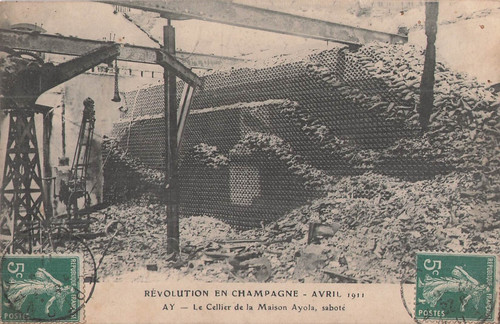 Revolution avril 1911 ay - cp,