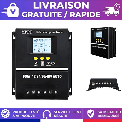 Régulateur charge solaire - charge,