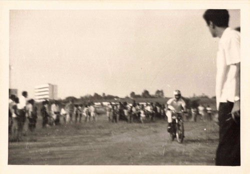 Ancienne photo circa - 1960, moto
