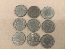 Suisse 9 Pièces 2 Franc