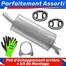 Pot d’échappement arrière