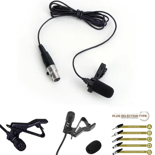 Microphone cravate noir - microphone,