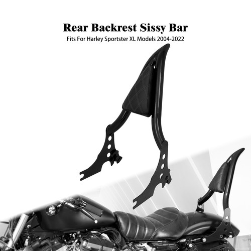 Black sissy bar - black,