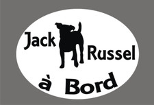 * 1 Sticker -  Jack Russel à
