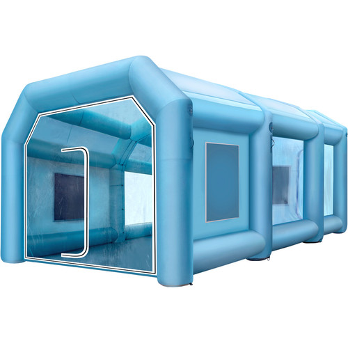 Cabine peinture gonflable - de,
