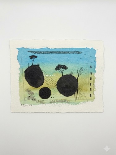 œuvre originale 30x38cm - Œuvre,