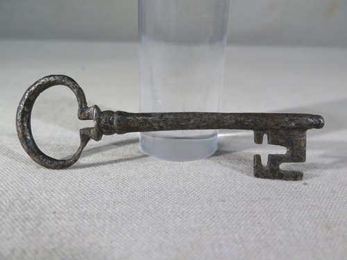 Old wrought iron key epoch - wrought,