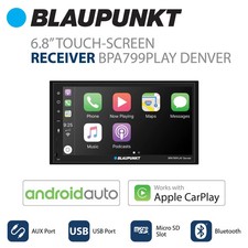 Blaupunkt Denver BPA799PLAY Receiver 6.8" Touch Apple CarPlay BT