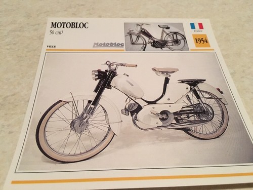 Carte moto motobloc - motobloc, 50