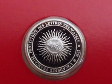 SUPERBE MINI- MÉDAILLE ARGENT