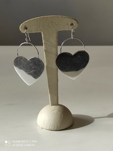 Boucles oreilles cœurs - d'oreilles,