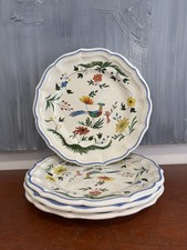 SÉRIE DE 4  ASSIETTES PLATES