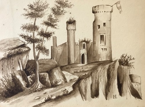Château fort ruine - , âge