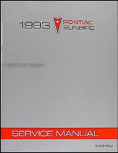 1993 pontiac sunbird atelier - sunbird,