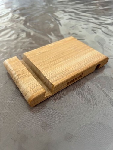 Support téléphone bambou
