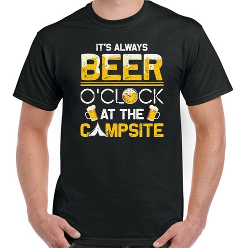 Shirt camping bière - camping, au