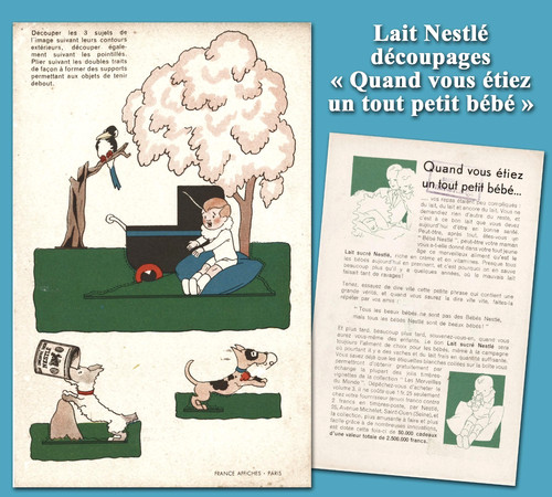 Lait nestlé découpages - lait, découpages,
