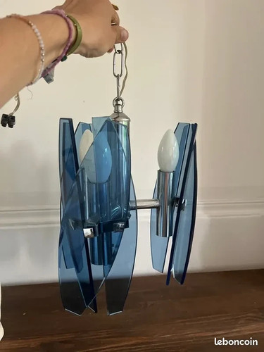 Magnifique lampe suspendue - , en