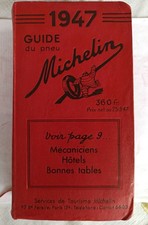 Guide Michelin 1947 France 