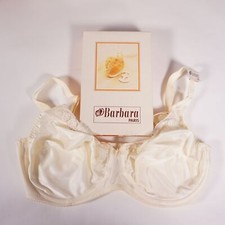 True Vintage Barbara Paris Sexy Femmes Bh Lingerie Dessous Crema Taille 75 Avec