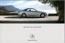 Mercedes-Benz CLK Coupe 2002-2004 UK Market Brochure 200K 240 320 500 270CDi AMG