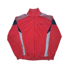 adidas Challenger 80 Vintage Jacket M Ventex France Rare Collectible Red Grey