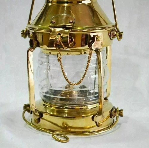 Ancienne lampe laiton bateau