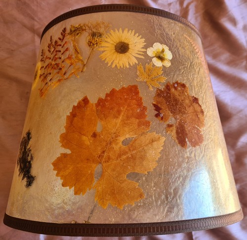Abat jour vintage herbier - abat-jour,