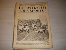 MIROIR des SPORTS 131 04.01.1923 RUGBY PARIS LONDRES NATATION FRANCE BELGIQUE