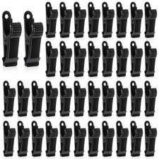 40 Pièces Noir Pinces à