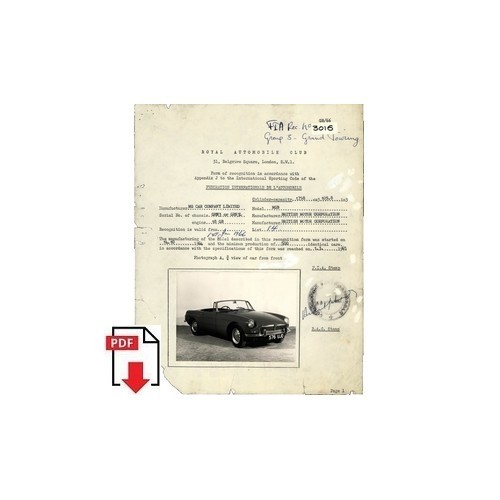 1970 mgb form - 1970,