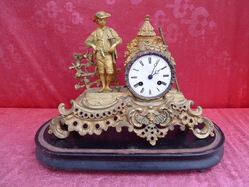 Belle vieux horloge - belle, de