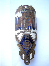 Plaque emaillee de velo cycles