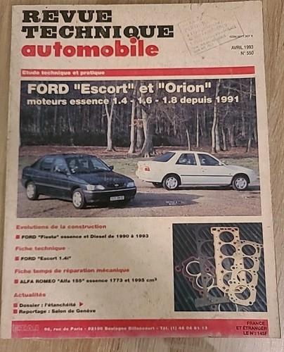 Revue technique ford - technique, escort