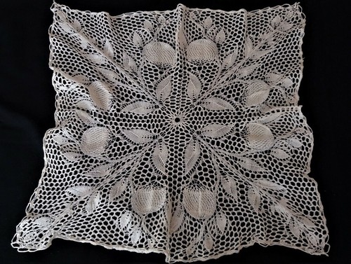 Napperon carré crochet - au,