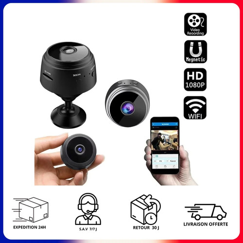 Mini caméra surveillance - caméra, wifi