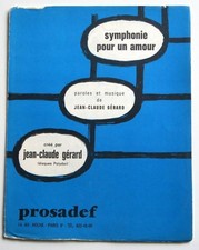 Partition vintage sheet music