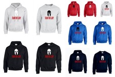 GYM BODYBUILDING FITNESS HOODIE JUMPER 300 SPARTA TRAIN GLORY WEIGHTLIFT(GLORY)