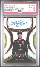 2024 Select Nascar Kurt Busch Legendary Signature #LS-KUB PSA 10  POP 2 Nice!!ck